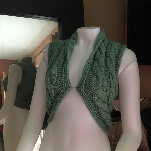 Bebe crop vest open front sz s/m - Picture 1 of 4